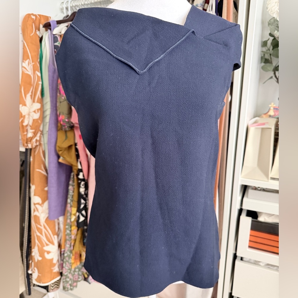 Roland Mouret Dark Navy Top